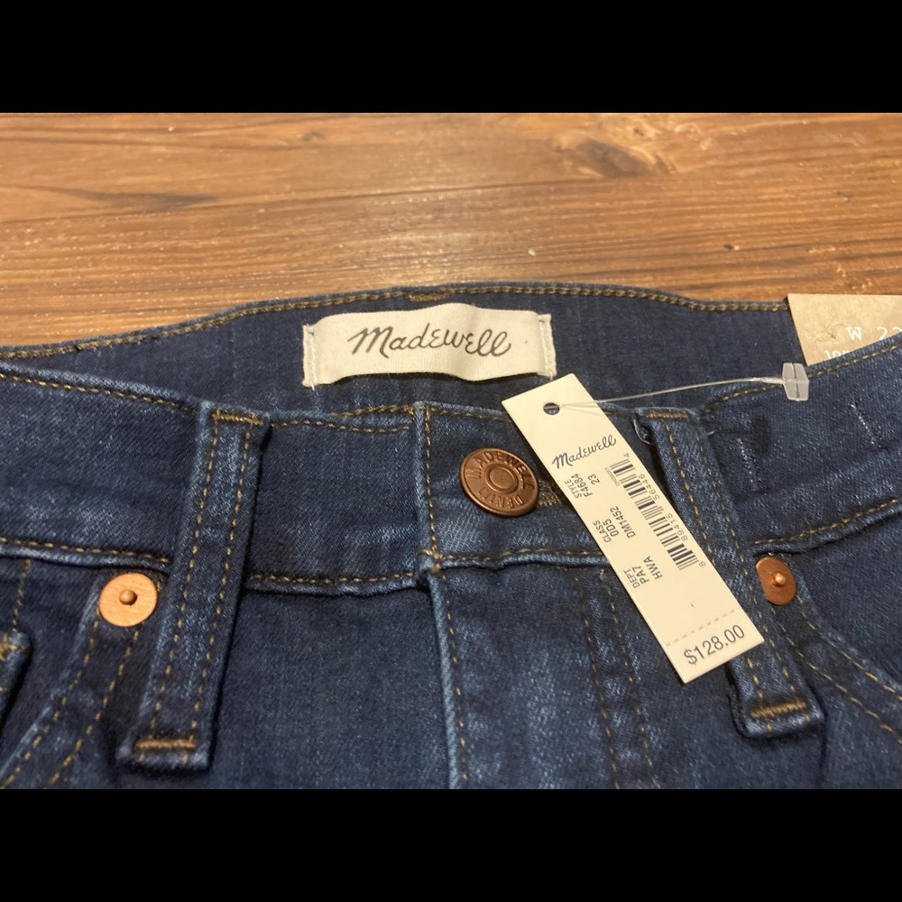 NWT Madewell 10" High Rise Skinny Jeans Size 23 Women's Hayes Wash Style #F4684 - Picture 7 of 13